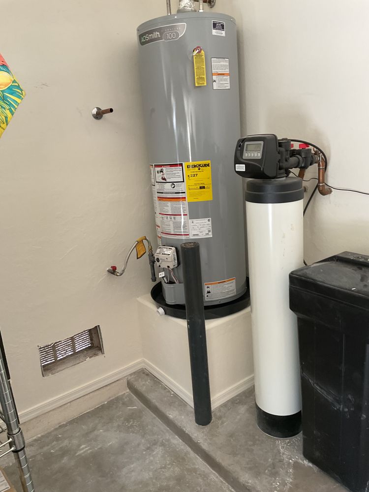 Water heater and softener install